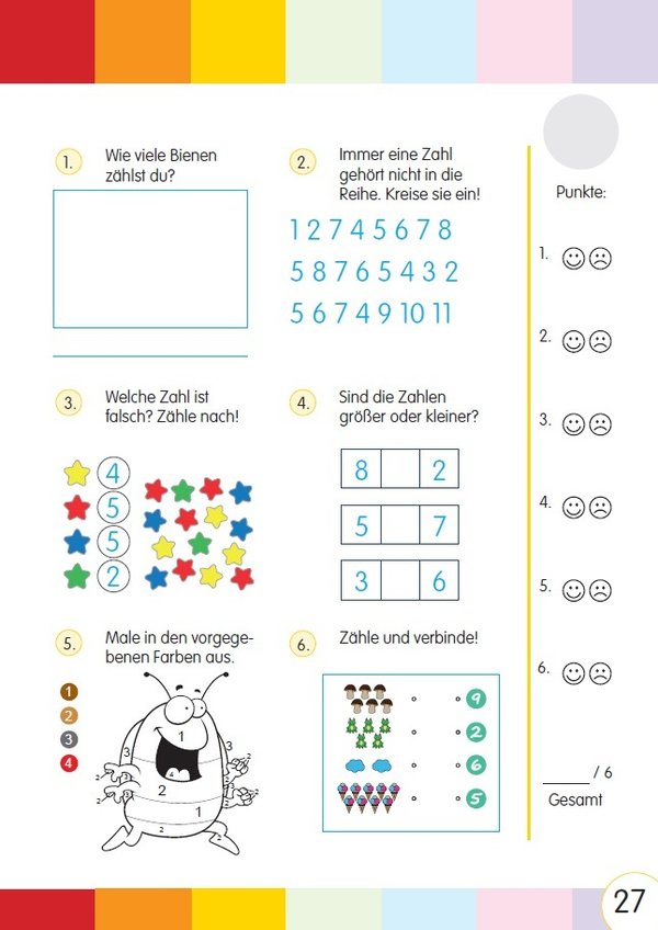 Das lustige Lernhilfe-Buch "Deutsch" - mit Belohnungsstickern!