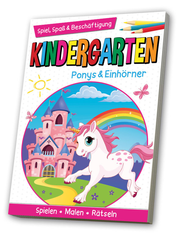 Kindergartenbuch "Ponys & Einhörner"