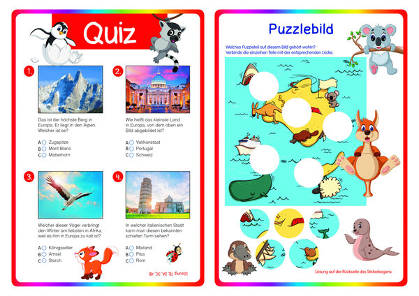 Abwischbare Lern- & Rätselkarten - Rätselspaß