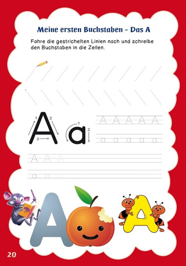 Mein Lernbuch Vorschule "Das ABC mit Schwungübungen"