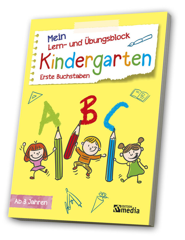 Mein Lern- & Übungsblock Kindergarten - Erste Buchstaben