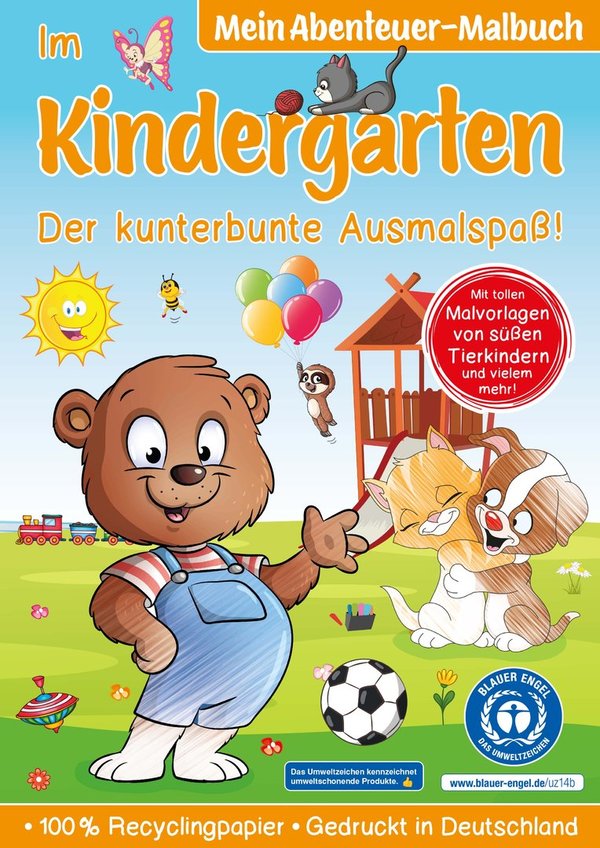 Mein zauberhaftes Malbuch Meine Welt im Kindergarten - "Der Blaue Engel"-Edition