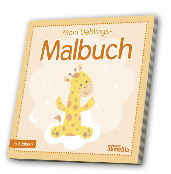 Mein Lieblings-Malbuch Tiere - Für Kleinkinder ab 2 Jahren