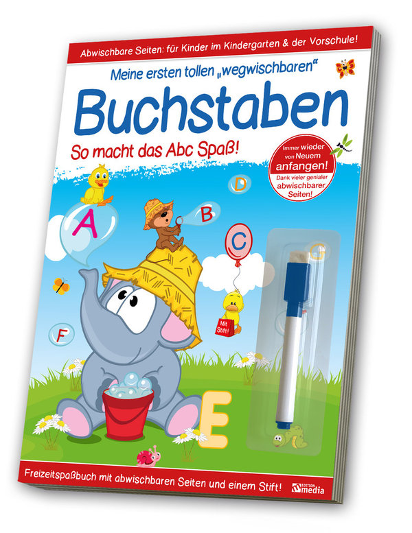 Mein Lern- & Spielbuch: Erste Buchstaben inkl. Stift
