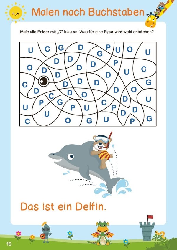 Erlebnisbuch "Ich lerne die Buchstaben kennen!" - für KiTa - Kindergarten - Vorschule