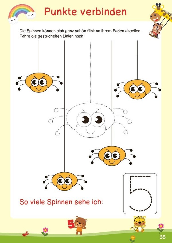 Erlebnisbuch "Ich lerne die Zahlen kennen!" - für KiTa - Kindergarten - Vorschule