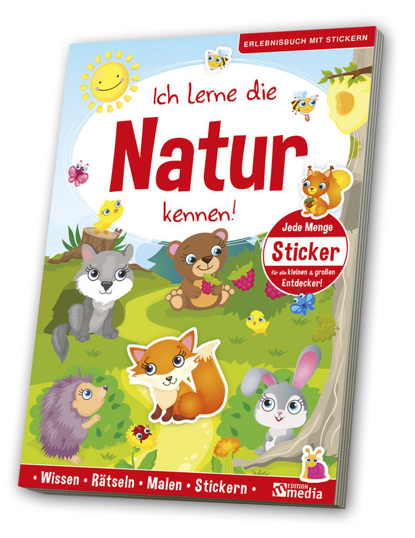 Erlebnisbuch mit Stickern "Ich lerne die Natur kennen!"