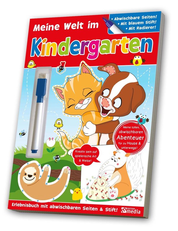Abwischbares Buch: Kindergarten