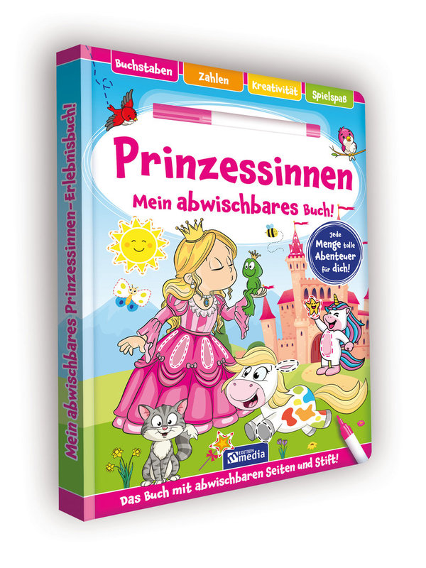 Abwischbares Buch: Prinzessinnen